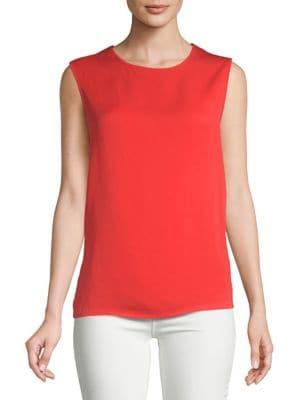 Diane Von Furstenberg Lace-back Sleeveless Top