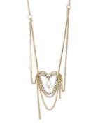 Gerard Yosca Faux Pearl Statement Necklace