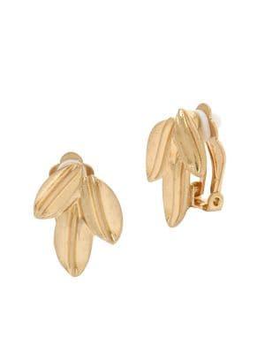 Robert Lee Morris The Goddess Goldtone Stud Earrings