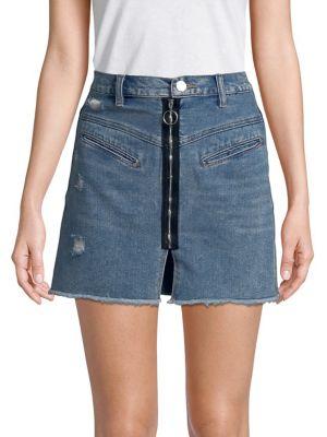 Blanknyc Denim A-line Mini-skirt