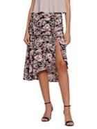 Walter Baker Phyllis Floral Split Midi Skirt