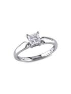 Sonatina 14k White Gold & Princess-cut Diamond Solitaire Engagement Ring