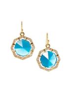 Vince Camuto Crystal Frenchwire Drop Earrings