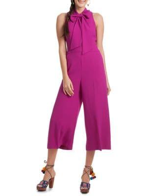 Trina Turk Tie-neck Jumpsuit