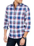 Nautica Classic Fit Casual Brushed Twill Plaid Shirt