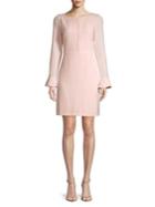 Karl Lagerfeld Paris Faux Pearl-embellished A-line Dress
