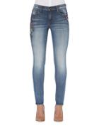 Driftwood Skinny Embroidered Jeans