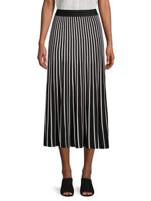 Weekend Max Mara Ariano Two-tone Pleated Skirt