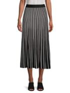Weekend Max Mara Ariano Two-tone Pleated Skirt