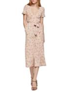 Bcbgeneration Floral-print Cropped Jumpsuit