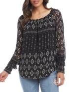 Karen Kane Geometric-print Top