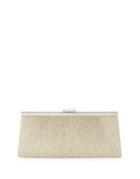 Jessica Mcclintock Lurex Frame Convertible Clutch