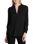 Lauren Ralph Lauren Split-neck Top