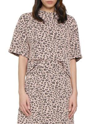 Walter Baker Leopard-print Roy Top