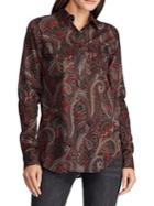 Lauren Ralph Lauren Straight-fit Printed Long-sleeve Shirt