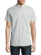 Selected Homme Slim Fit Gingham Short Sleeve Button-down Shirt