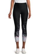 Calvin Klein Performance Striped Mirage Leggings