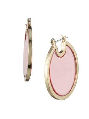 Trina By Trina Turk Vintage Moment Two-tone Hoop Earrings