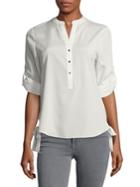 Ivanka Trump Roll-tab Blouse