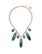 Vince Camuto Bioluminescence Fashion Crystal Statement Necklace