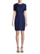 T Tahari Himalia Button Front Dress