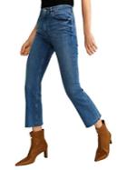 Mango Cropped Flared Jeans