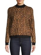 Vero Moda Leopard Printed Pullover Sweater