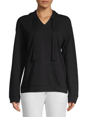 Lord & Taylor V-neck Core Hoodie