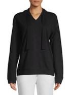 Lord & Taylor V-neck Core Hoodie