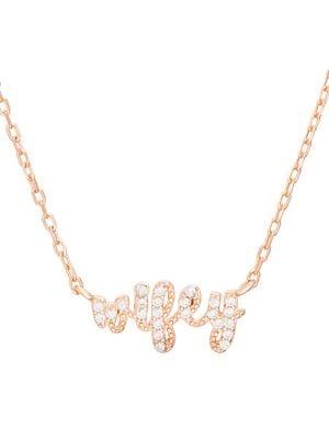 Lord & Taylor Lesa Michele Crystal Pendant Necklace