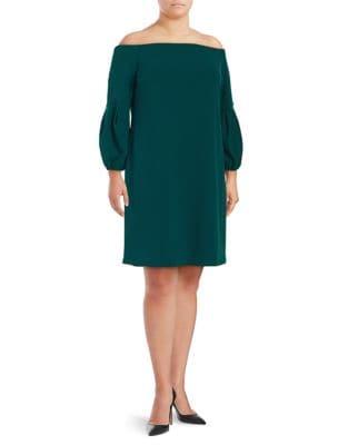 Vince Camuto Plus Plus Off-the-shoulder Dress