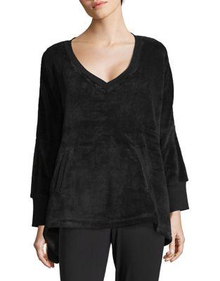 Hue Long-sleeve V-neck Pullover