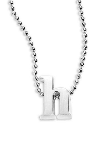 Alex Woo Icon Sterling Silver Initial Necklace