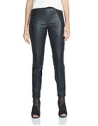 1 State Faux Leather Front Leggings