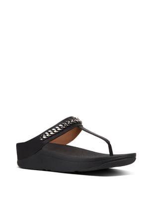 Fitflop Fino&trade; Chain Leather Sandals