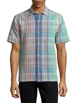 Tommy Bahama Cabana Daiquiri Plaid Short-sleeve Button Down