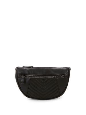 Steve Madden Quilted Faux-leather Belt Bag