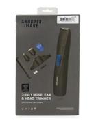 Sharper Image/mvmt/blksmth H01 3-in-1 Nose Ear And Hair Stainless Steel Trimming Kit