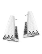 House Of Harlow Geometric Crystal Accented Stud Earrings