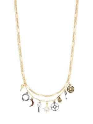 Design Lab Two-row Pendant Necklace