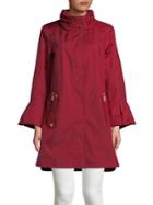 Gallery Stand Collar Bell-sleeve Coat