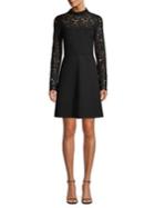 Elie Tahari Jenessa Lace-trimmed Dress