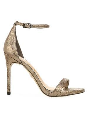 Sam Edelman Ariella Metallic Leather Stiletto Sandals