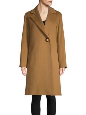 Fleurette One-button Loro Piana Wool Walker Coat