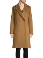 Fleurette One-button Loro Piana Wool Walker Coat