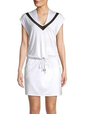 Calvin Klein Hooded Coverup