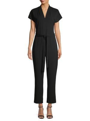 H Halston Tie-waist Jumpsuit