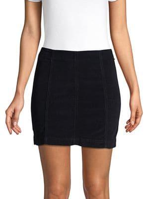 Free People Corduroy Mini Skirt