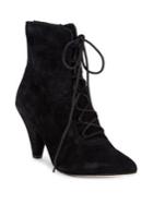 Kurt Geiger London Classic Suede Point-toe Booties