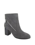 Adrienne Vittadini Bob Suede Ankle Boots